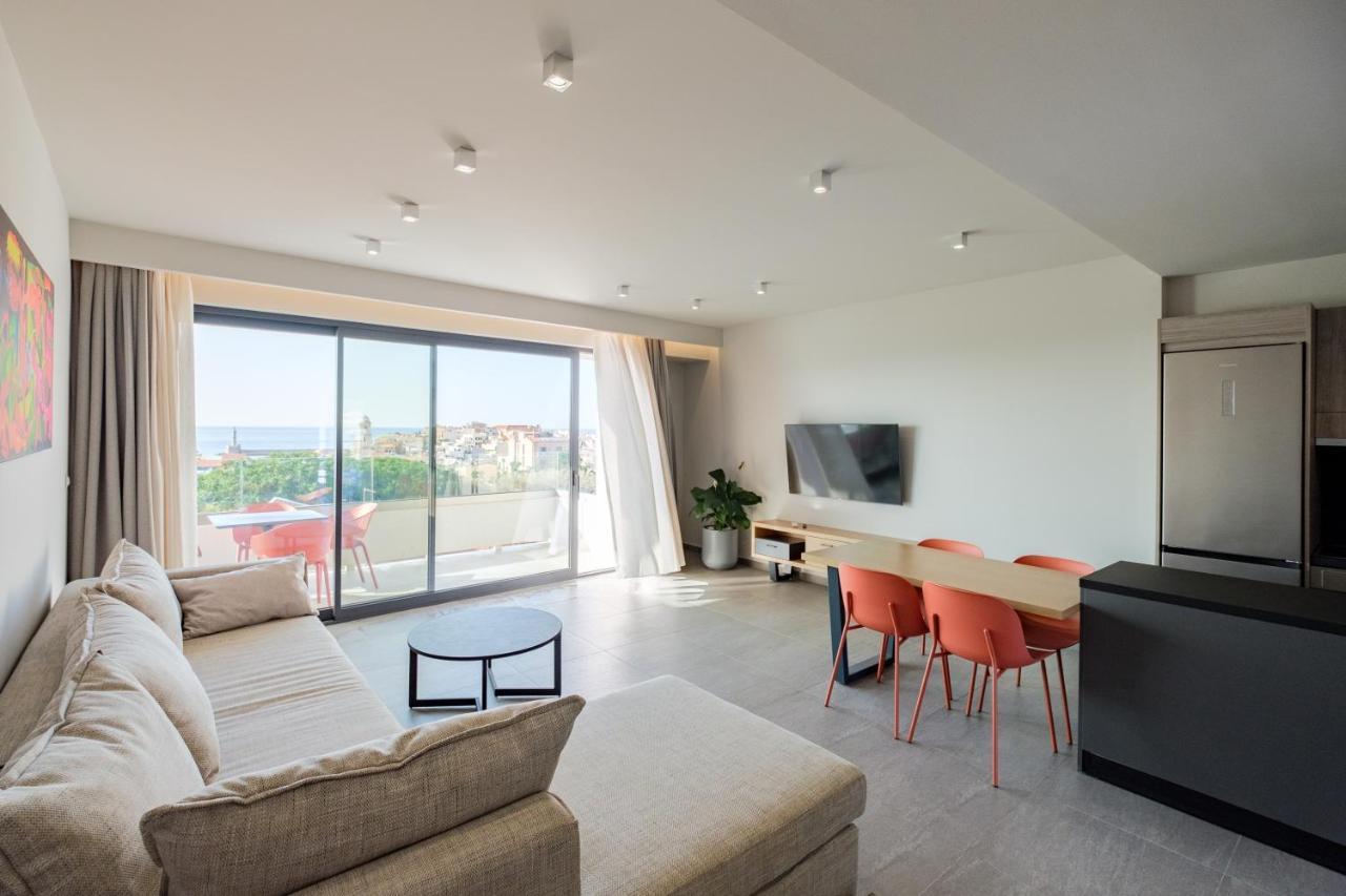 Апартаменти Sky-High 70Sqm Penthouse W. Stunning Views - 05 Chania  Екстер'єр фото