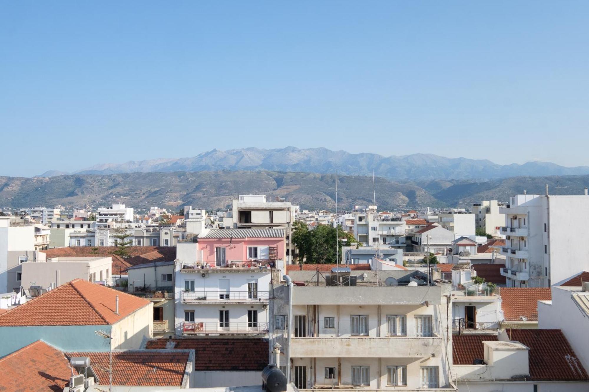 Апартаменти Sky-High 70Sqm Penthouse W. Stunning Views - 05 Chania  Екстер'єр фото
