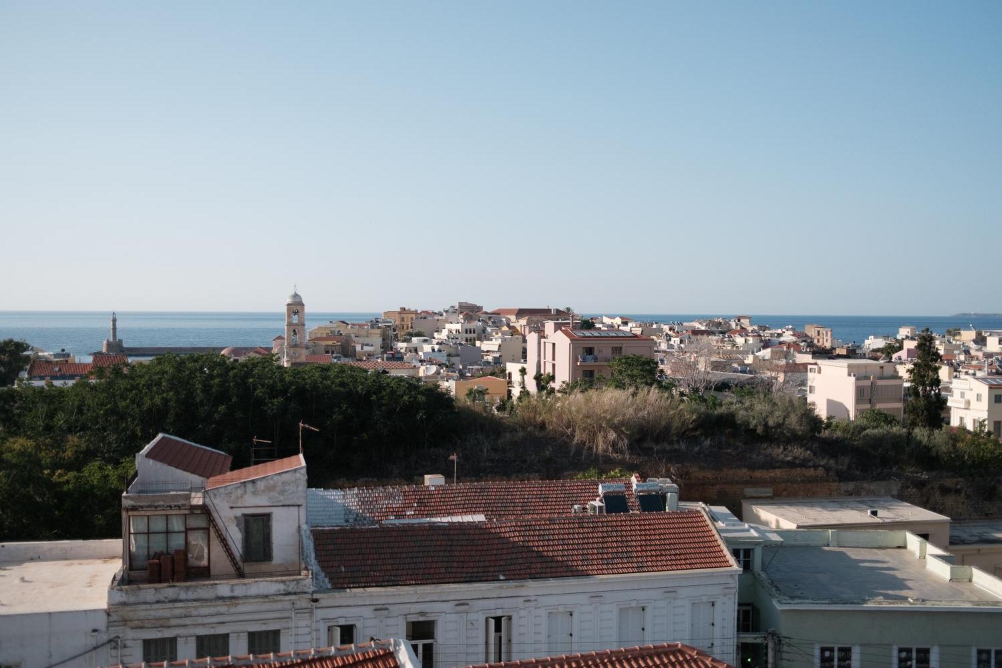 Апартаменти Sky-High 70Sqm Penthouse W. Stunning Views - 05 Chania  Екстер'єр фото