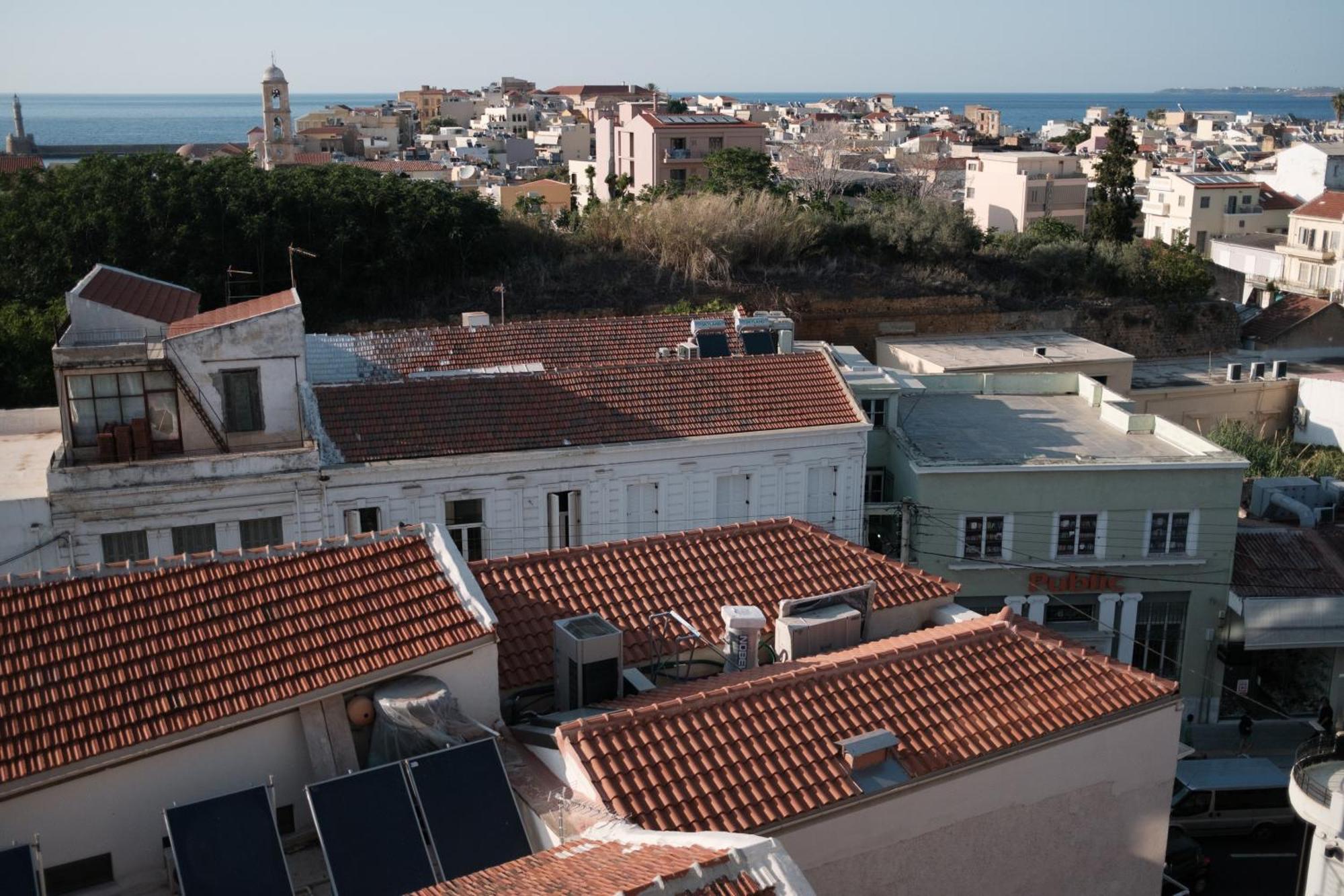 Апартаменти Sky-High 70Sqm Penthouse W. Stunning Views - 05 Chania  Екстер'єр фото